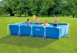 Intex Metal Frame Pool - 450 X 220 X 84 - Met Filterpomp -Zwembaduitrustings Winkel 1320 1900 28274 inuse 2022 300