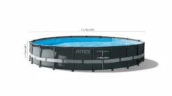 Intex Ultra Frame XTR Pool - 610 X 122 Cm - Met Zandfilterpomp En Accessoires -Zwembaduitrustings Winkel 26334gn zwembadformaat