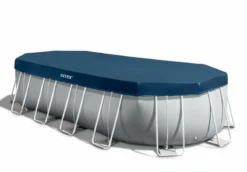 Intex Oval Prism Frame Pool - 610 X 305 X 122 Cm - Met Filterpomp En Accessoires -Zwembaduitrustings Winkel 26798gn afdekzeil