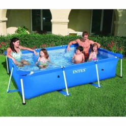 Intex Metal Frame Pool - 260 X 160 X 65 Cm -Zwembaduitrustings Winkel 28270 02 1
