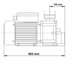 LX JA200 Spa Massagepomp 2 PK - 1 Speed -Zwembaduitrustings Winkel 3593.2