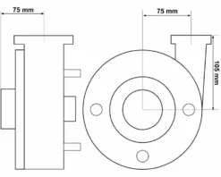 LX WP300 Spa Massagepomp 3 PK - 2 Speed -Zwembaduitrustings Winkel 3771.4bis 1