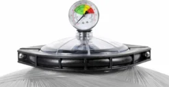 W'eau SPP-650 Polyester Versterkt Side Mount Zandfilter 16m³ -Zwembaduitrustings Winkel 620 1200 sidemountfiberglass white grey 3