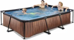 EXIT TOYS EXIT Wood Zwembad - 300 X 200 X 65 Cm - Met Filterpomp -Zwembaduitrustings Winkel 662 1200 exit 30 00 32 10 int 4