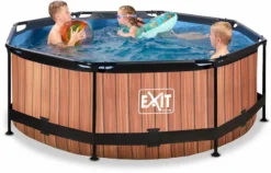 EXIT TOYS EXIT Wood Zwembad - 244 X 76 Cm - Met Filterpomp -Zwembaduitrustings Winkel 766 1200 exit 30 12 08 10 int 4