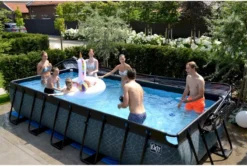 EXIT TOYS EXIT Stone Zwembad - 540 X 250 X 100 Cm - Met Zandfilterpomp En Trap -Zwembaduitrustings Winkel 808 1200 exit 30 17 53 00 int 12