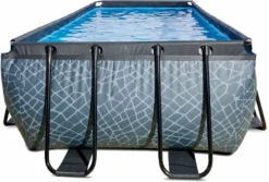 EXIT TOYS EXIT Stone Zwembad - 540 X 250 X 122 Cm - Met Zandfilterpomp En Trap -Zwembaduitrustings Winkel 810 1200 exit 30 27 53 00 int 3