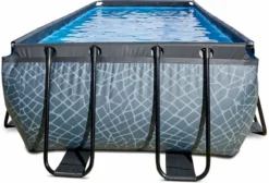 EXIT TOYS EXIT Stone Zwembad - 400 X 200 X 122 Cm - Met Zandfilterpomp En Trap 11 EXIT TOYS EXIT Stone Zwembad - 400 X 200 X 122 Cm - Met Zandfilterpomp En Trap -Zwembaduitrustings Winkel 814 1200 exit 30 27 42 00 int 3