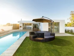 NetSpa Parasol -Zwembaduitrustings Winkel 900 1191 gd um2500bs 7