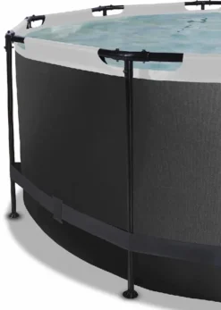 EXIT TOYS EXIT Black Leather Zwembad - 360 X 122 Cm - Met Zandfilterpomp En Trap -Zwembaduitrustings Winkel 900 640 exit 30 27 12 20 int 3