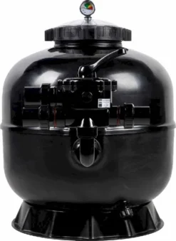 W'eau SPO-500 Polyester Side Mount Zandfilter 10m³ -Zwembaduitrustings Winkel 900 655 sidemount fullyblack 3 1