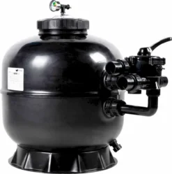 W'eau SPO-500 Polyester Side Mount Zandfilter 10m³ -Zwembaduitrustings Winkel 900 892 sidemount fullyblack 2