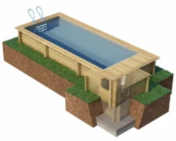 Zwembaduitrustings Winkel -Zwembaduitrustings Winkel bwt stadszwembad met omkasting schematisch