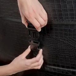 EXIT TOYS EXIT Leather Premium Opbouw Spa - 2-4 Persoons -Zwembaduitrustings Winkel exit leather premium 4 opblaasbare spa cover bevestigen