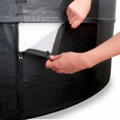 EXIT TOYS EXIT Leather Premium Opbouw Spa - 2-4 Persoons -Zwembaduitrustings Winkel exit leather premium 4 opblaasbare spa materiaal