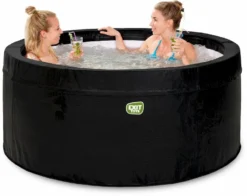 EXIT TOYS EXIT Leather Premium Opbouw Spa - 2-4 Persoons -Zwembaduitrustings Winkel exit leather premium 4 opblaasbare spa sfeer
