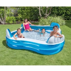 Intex Family Lounge Pool Kinderzwembad 229 X 229 X 66 Cm -Zwembaduitrustings Winkel family lounge pool 1