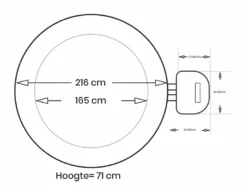 Intex Pure Spa Bubble Therapy Opblaasbare Spa - 6 Persoons 19 Intex Pure Spa Bubble Therapy Opblaasbare Spa - 6 Persoons -Zwembaduitrustings Winkel intex bubbletherapy 6persoons afmetingen