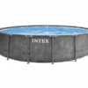 Intex Prism Frame Pool Greywood - 457 X 122 Cm – Met Filterpomp En Accessoires