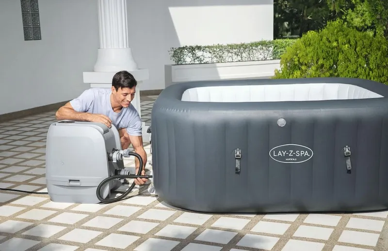 Bestway Lay-Z Spa Hawaii HydroJet Pro Opblaasbare Spa - 6 Persoons 5 Bestway Lay-Z Spa Hawaii HydroJet Pro Opblaasbare Spa - 6 Persoons - Afbeelding 5