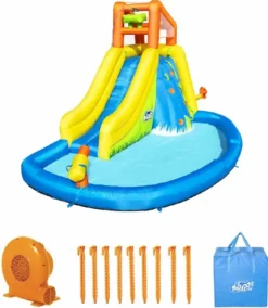 Bestway H2OGO! Mount Splashmore Mega Waterpark 18 Bestway H2OGO! Mount Splashmore Mega Waterpark -Zwembaduitrustings Winkel mount splashmore 1