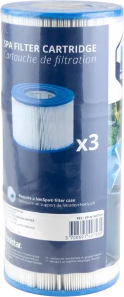 NetSpa Spa Filter - 3 Stuks -Zwembaduitrustings Winkel netspafiltersopblaasbarespa3stuks