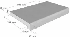 Scandi Roc Athen Randtegel - Grey -Zwembaduitrustings Winkel scandi roc athen randtegel afmetingen 1