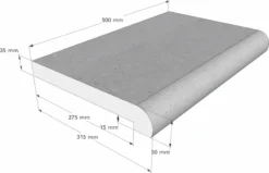 Scandi Roc Nevada Randtegel - Off White 7 Scandi Roc Nevada Randtegel - Off White -Zwembaduitrustings Winkel scandi roc nevada randtegel afmetingen 1
