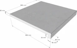 Scandi Roc Sydney Randtegel - Mountain Grey 5 Scandi Roc Sydney Randtegel - Mountain Grey -Zwembaduitrustings Winkel scandi roc sydney randtegel afmetingen 2